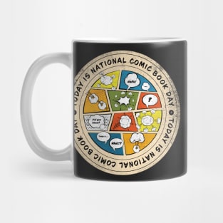 Today is National Comic Book Days Badge Mug